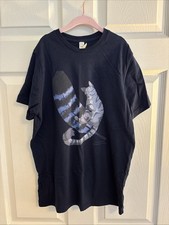 Live And Tell Kinder Unisex Krieger Katzen T-Shirt, marineblau, Jugend Large, grau gestreift