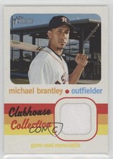 2020 Topps Heritage Clubhouse Collection Relics Michael Brantley #CCR-MBR no9