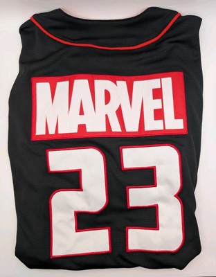 Marvel Spiti Jersey Unisex L 2023 New York Comic Con Exclusive BLACK NYCC