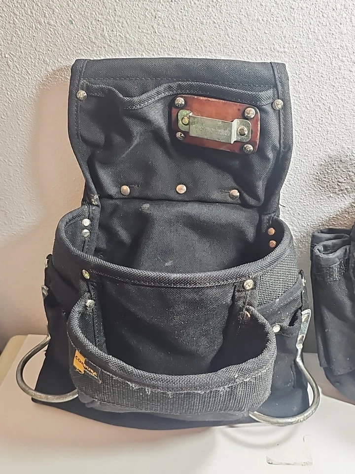 Klein Tools & CLC Cinturón de Herramientas de Nylon con Electrica y Bolsa General Hecho en EE. UU. Foto 4 de 4