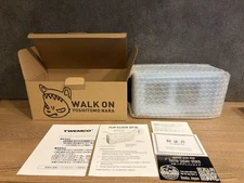 Yoshitomo Nara Walk On Flip Table Clock Blue TWEMCO LammFromm Japan New F/Ship