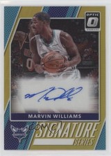 2017-18 Donruss Optic Signature Series Gold Prizm 2/10 Marvin Williams Auto 0mr3