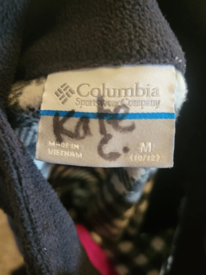 Pullover Columbia ligero polar 1/4 cremallera niñas talla 10/12 usado Foto 3 de 3