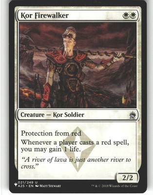 Kor Firewalker - The List Reprints - MTG - Uncommon - #21 - NM