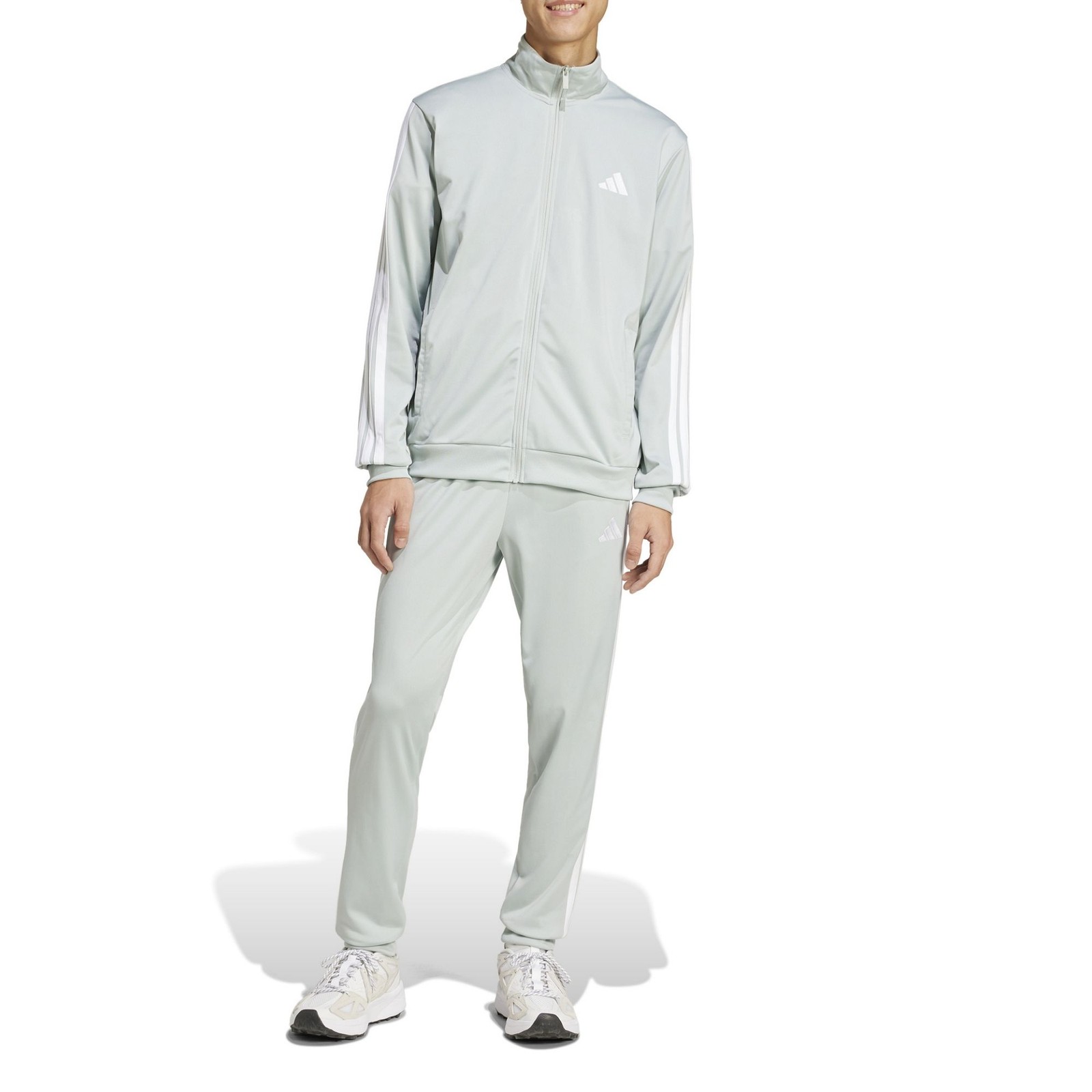 Базовая спортивная одежда Adidas Herren Anzug из трикотажа в 3 полосы Grau Code JC9208 13290₽