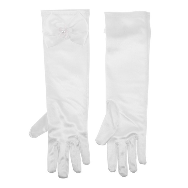 2 piezas Guantes para niños pequeños Mitones Niñas Accesorios para fiestas de té Guantes de disfraz