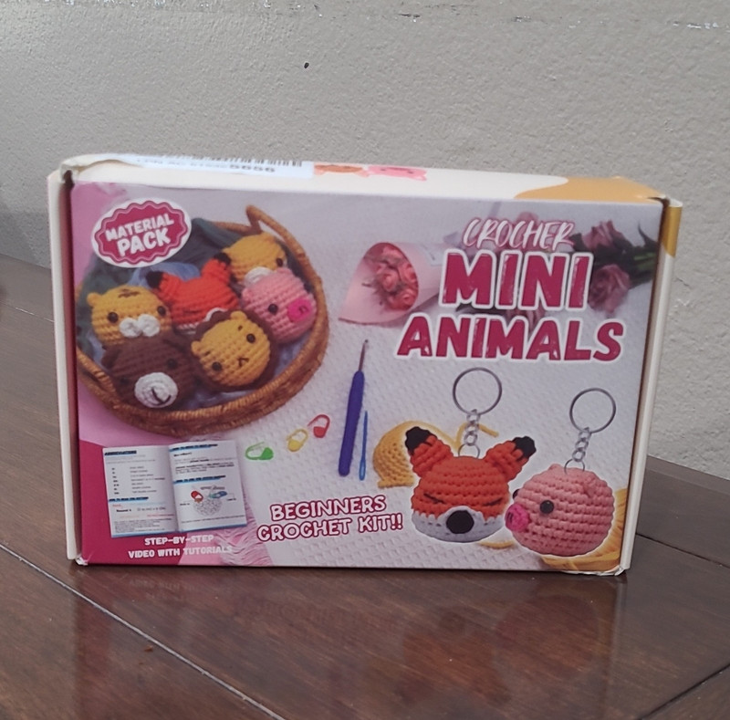 6PCS Crochet Animal Kit 