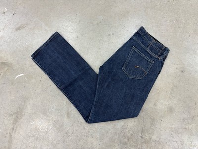 G-Star Raw Denim Blue Distressed Jeans RN104506/CA41169 Dark Blue Mens W34 L34