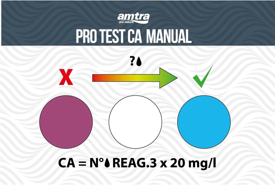 PRO Test Ca - Test Ca per Acquari Marini, Controllo Qualità Facile E Veloce Del  - Immagine 3 di 4