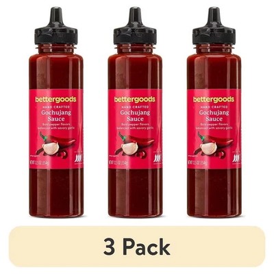 3 Pack bettergoods Gochujang Sauce 12.5oz Spicy Korean BBQ Marinade Wing Sauce