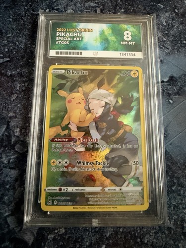 Pikachu graded ACE 8 for sale on eBay