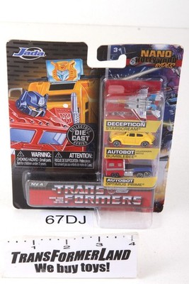 Transformers Jada Die-Cast Hollywood Rides G1 Nano 3-Pack Sealed MISB