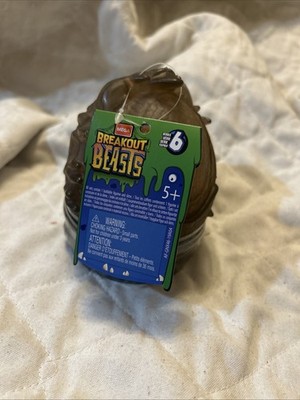 Mega Construx Breakout Beasts Blind Egg Series6 Building Model Toy Gray Silver