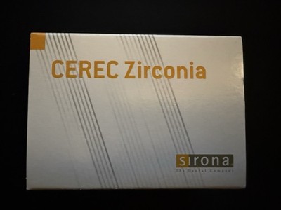 SIRONA CEREC ZIRCONIA MONO L  B3  REF 6577055 NEW SEALED 3Stck