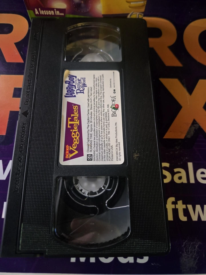 Veggie Tales Larry-Boy And The Rumor Weed (VHS ) Lesson in Power of Words - Image 3 of 4