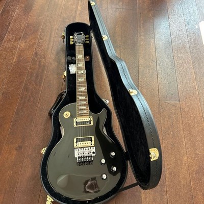 E-Gitarre Gibson Custom Les Paul Modell Axcess schwarz mit Hartschalenkoffer