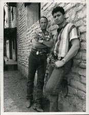 1989 Press Photo Steven Bauer & Craig Nelson in 