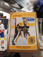 2 Jeremy Swayman Inserts Opeechee Gold Glossy And A Honor Roll Rookie