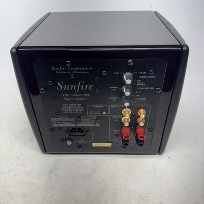 Bob Carver Sunfire ''Super Junior'' True Dual Subwoofer Speaker, Audiophile Sub