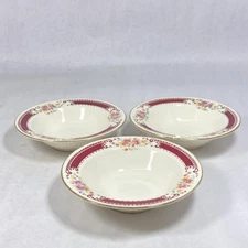 Lot of 3 Vintage Homer Laughlin Majestic 6" Fruit Bowls 1949-1950