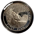 North American Hunting Club Big Game, Whitetail Deer 1 Ounce .999 Silver Round