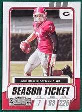 Matthew Stafford - 2021 Panini Contenders Draft Picks #9 - Football Card