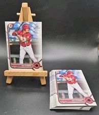 (25) Sal Stewart 2022 1st Bowman Draft BD-122 Cincinnati Reds Rookie 25 Card Lot