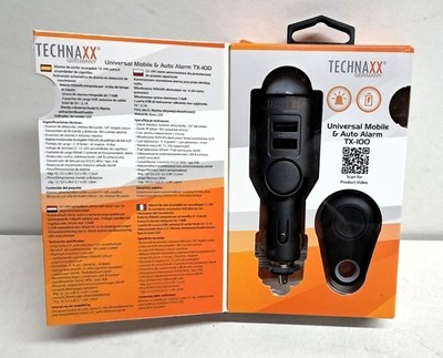 Technaxx TX-100 Autoalarm mit Ladefunktion (4743)