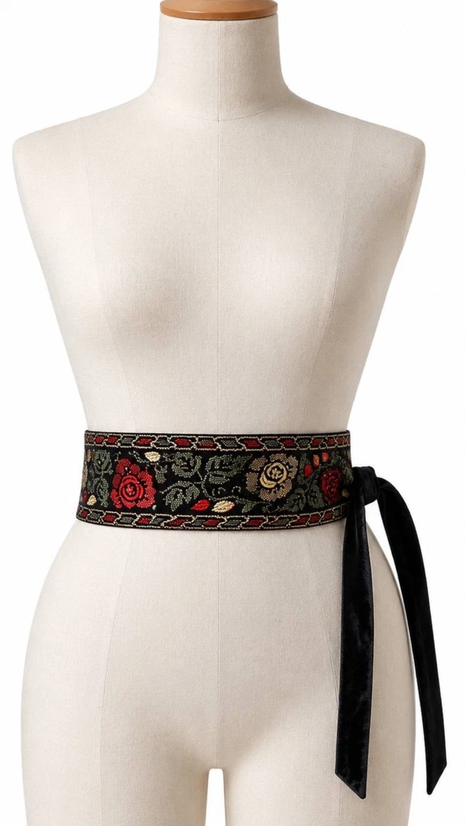 Black Velvet Belts for Women for sale | eBay display picture 2