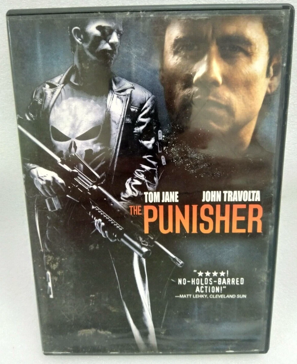 The Punisher John Travolta Tom Jane Movie DVD