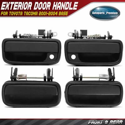 4x Front & Rear Upgraded Metal Exterior Door Handle for Toyota Tacoma 2001-2004