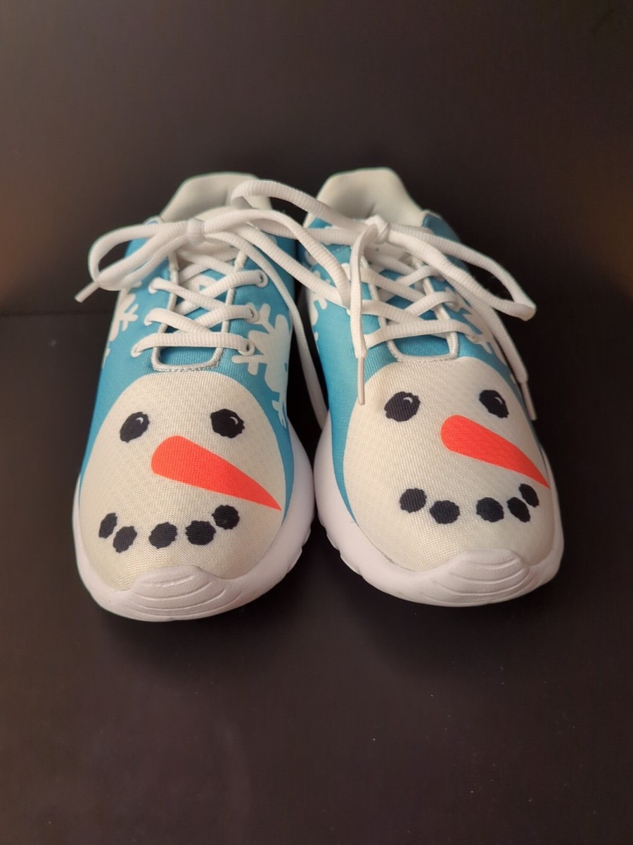 Groove Bags Christmas Snowman Shoes Men Size 8.5 Women display picture 1