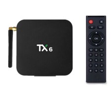 TX6 H6 Quad Core 4G 64GB Android9.0 TV Box Dual 2.4Ghz WIFI HD Media Player