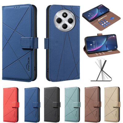 Magnetic Leather Wallet Phone Case for Xiaomi POCO C75 C55 F5 X5 X7 Pro 13T M3