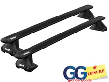 Thule Evo Black WingBars Roof Rack Bars | VW Golf mk8 5dr 2020- onwards