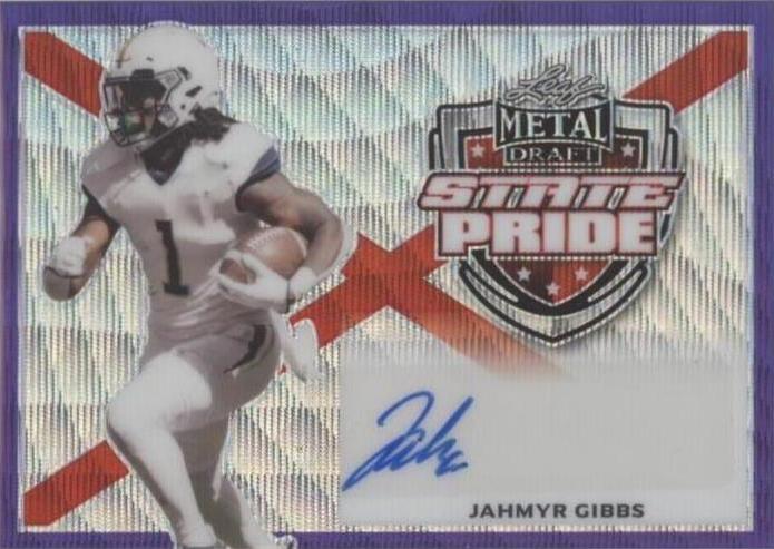 2022 Leaf Metal Draft Jahmyr Gibbs #SP-JG1 for sale | eBay