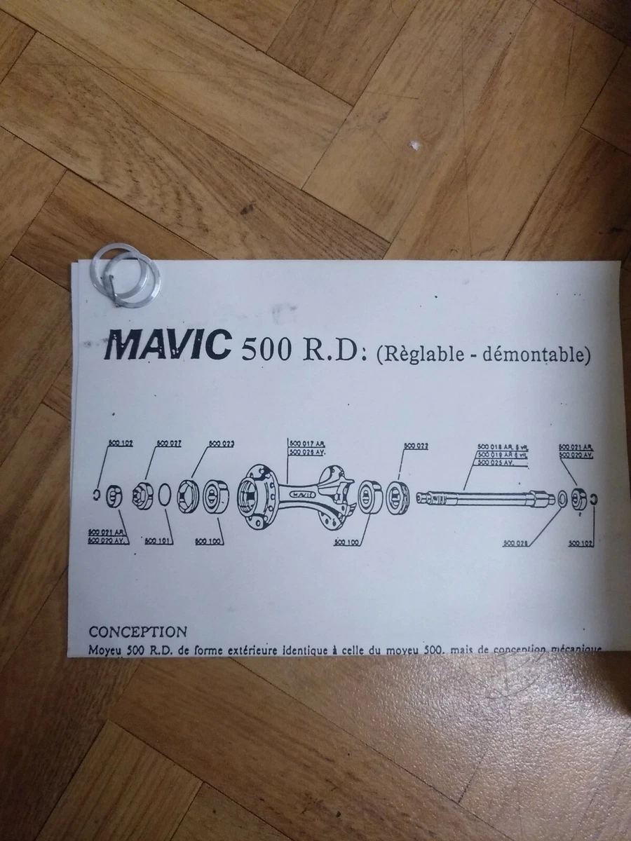 Nos Mavic 500 RD Hubs