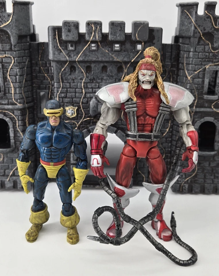 Marvel Legends X-Men Cíclope Traje Clásico vs Omega Rojo 1:12 Figura de Acción Paquete de 2 Foto 4 de 4