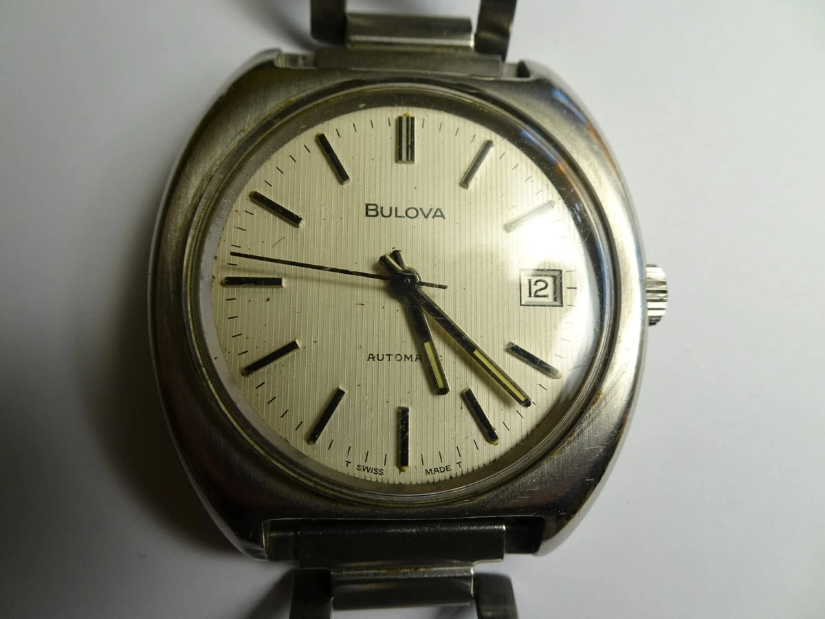 montre Bulova automatique homme vintage
