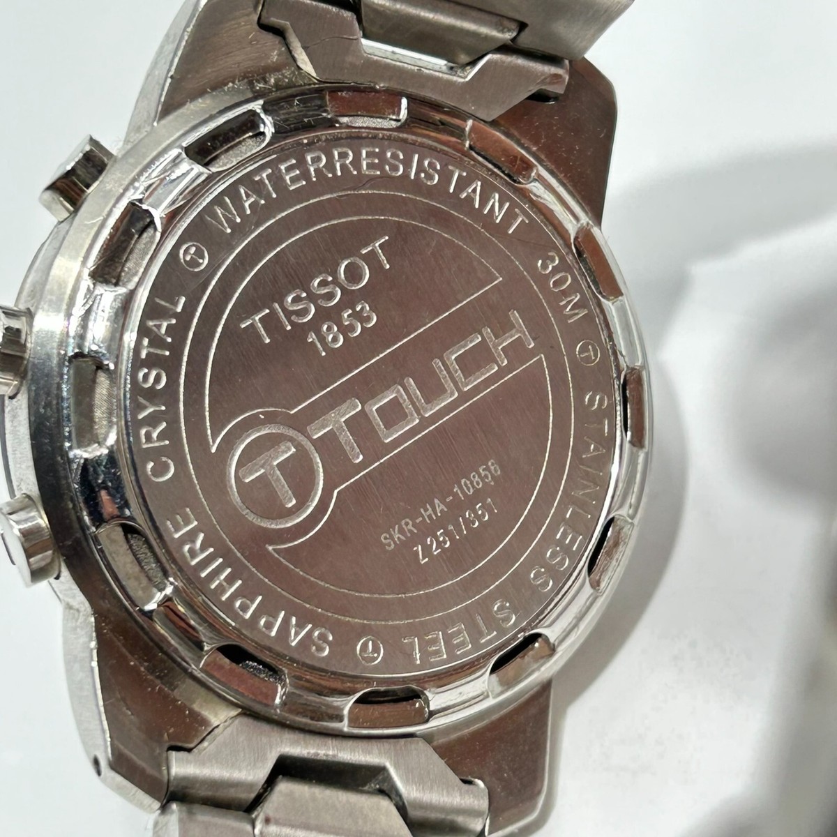 Vintage Tissot T-Touch Z251/351 Stainless Steel Quartz Analog