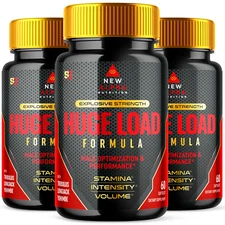 Huge Load Formula Optimizes Strength, Boost Performance and Stamina (3 Pack)
