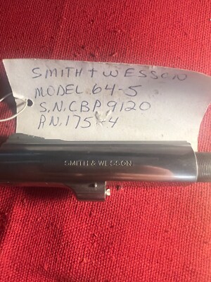 Smith and Wesson Model 64-5 Barrel 4 1/8 Heavy 38 Barrel