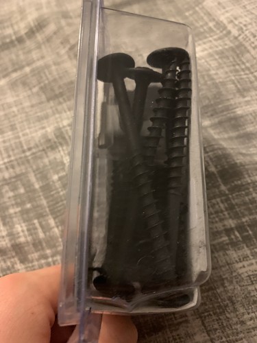 SPAX 5/16 Zoll x 4 Zoll schwarz beschichtete Unterlegscheibenkopf Außen Strukturschrauben 12er-Pack - Bild 9 von 13