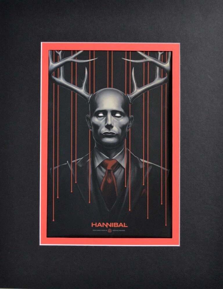 HANNIBAL Professionally Matted PRINT Mondo PHANTOM CITY CREATIVE