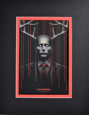 HANNIBAL Professionally Matted PRINT Mondo PHANTOM CITY CREATIVE