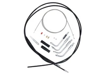 AS3 VENHILL UNIVERSAL TWIN THROTTLE CABLE KIT FOR HARLEY DAVIDSON MOTORCYCLES