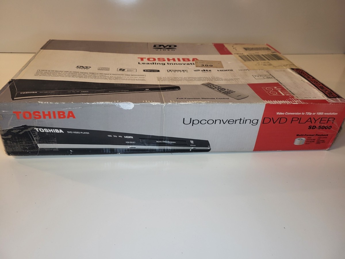 【上位機種の実力】★☆Toshiba　東芝 DVDプレーヤー　SD-5000 Toshiba SD-5000 DVD Player 22265000212| eBay