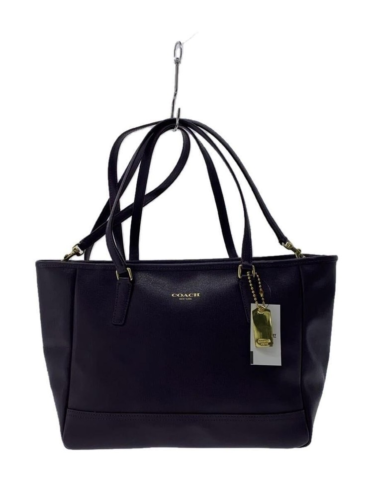 Coach tote bag Purple 23578 Used