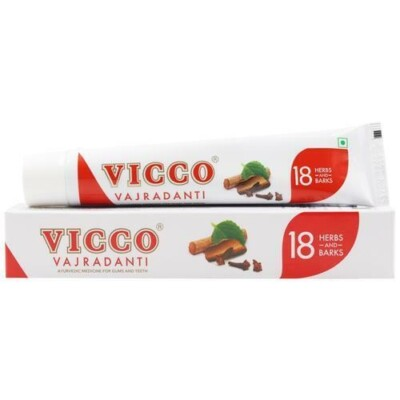 #ad 3X Vicco Vajradanti Toothpaste Ayurvedic Herbal Toothpaste 100 Gram $15.60