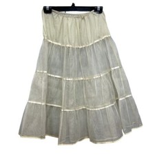 Vintage Mid-Teen by Nancy Belle Size 16 Stiff Netting Half Slip Petticoat
